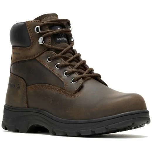 Men's work & safety boots with a moisture - wicking lining for dry feetWolverine Men's Carlsbad Steel Toe WP Work Boot - Brown - W230063