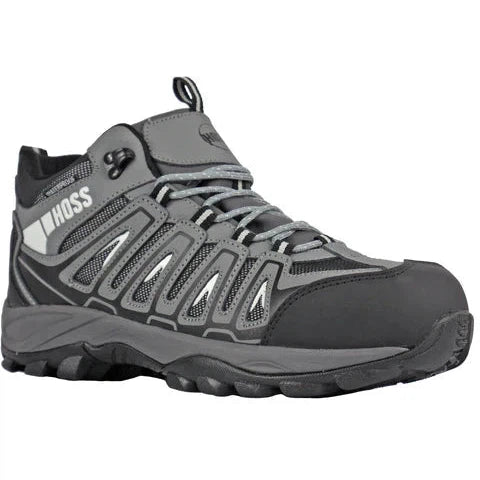 Men's insulated work & safety boots for cold - climate workHoss Men's Trail Composite Safety WP Toe Work Boot - Grey 53023