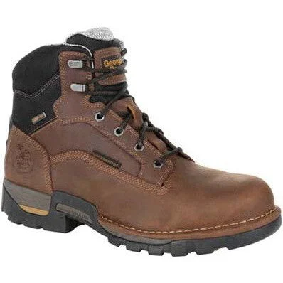 Men's puncture - resistant work & safety boots with Kevlar soleGeorgia Men's Eagle One 6" Soft Toe WP Work Boot - Brown - GB00312