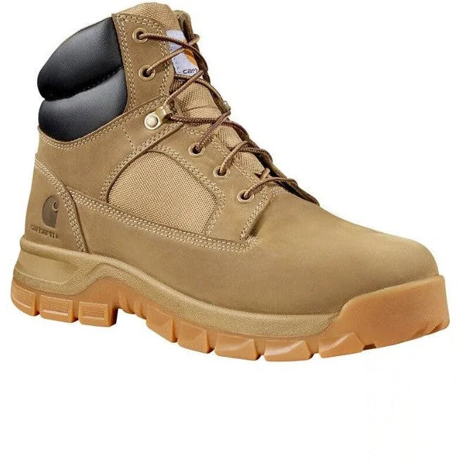 Men's metatarsal guard work & safety boots for heavy - duty tasksCarhartt Men's Kentwood 6" Steel Toe Work Boot -Khaki- FK7200-M