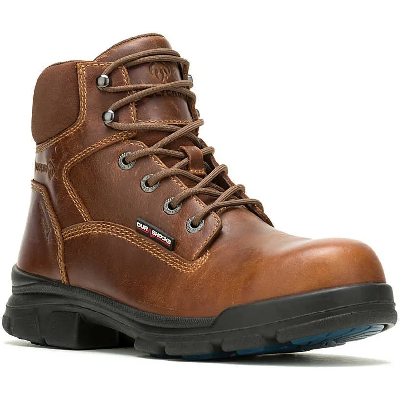 Men's heat - resistant work & safety boots for foundry jobsWolverine Men's Durashocks SR Icon 6" Comp Toe WP Work Boot -Tan- W241100