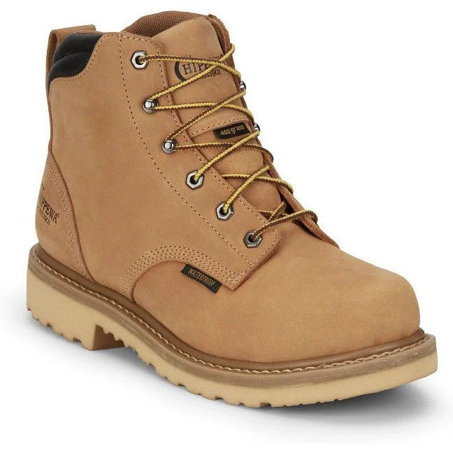 Men's chemical - resistant work & safety boots for laboratory useChippewa Men's Northbound 6" WP 400G Insulated Work Boot -Wheat- NC2501