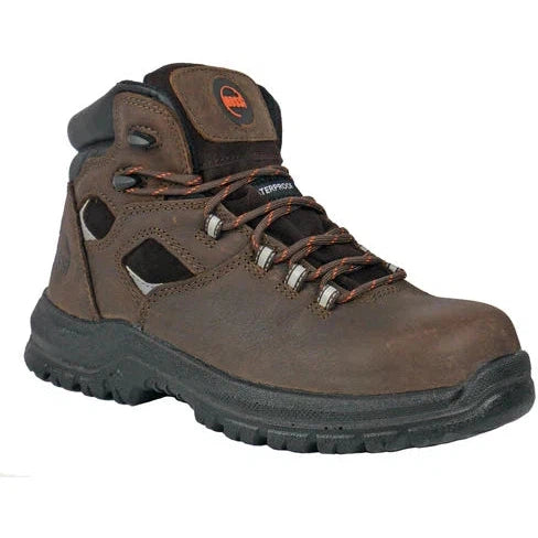 Men's work & safety boots with a reinforced heel counter for stabilityHoss Men's Lorne 6" Composite Toe Waterproof Puncture Resist Work Boot - Brown 60416