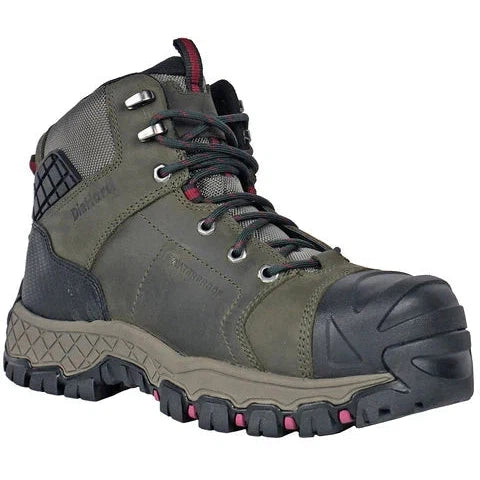 Men's work & safety boots with a removable insole for easy cleaningDieHard Men's Comet Composite Toe Waterproof Moisture Wicking Industrial Work Boot - Olive DH60216