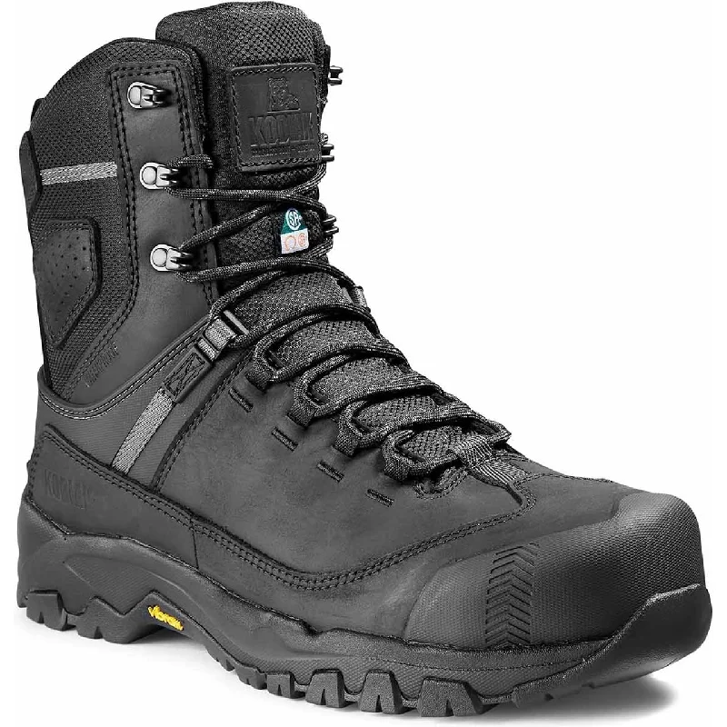 Men's carbon fiber toe work & safety boots for lightweight protectionKodiak Men's Quest Bound 8" Comp Toe WP Safety Work Boot -Black- 4THHBK