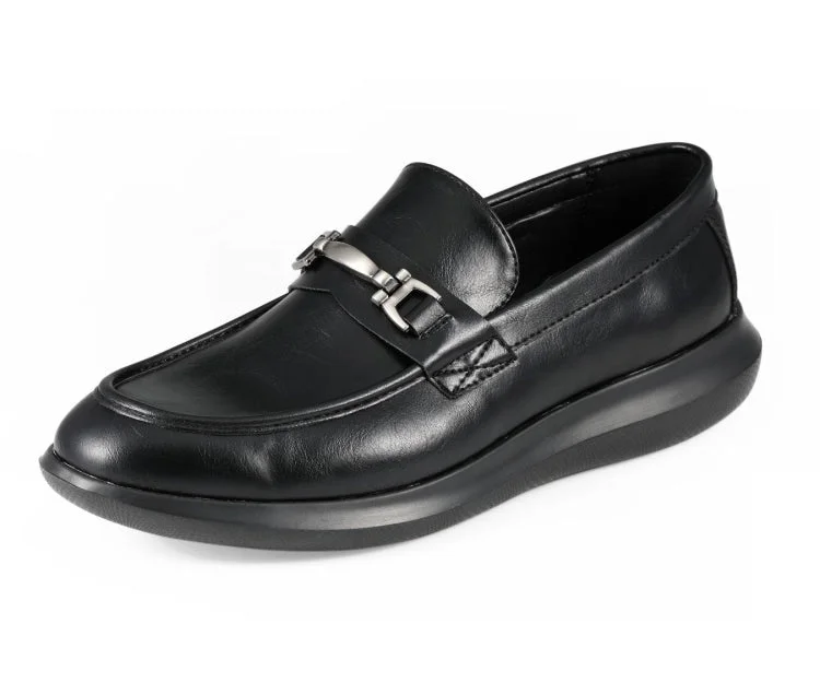 Men's loafers with a low - heeled designMilo Black