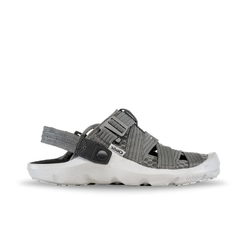 Men's sandals with a perforated leather upper for ventilationMen's sandals with a perforated leather upper for ventilationOboz Men's Whakata Trail - Hazy Gray