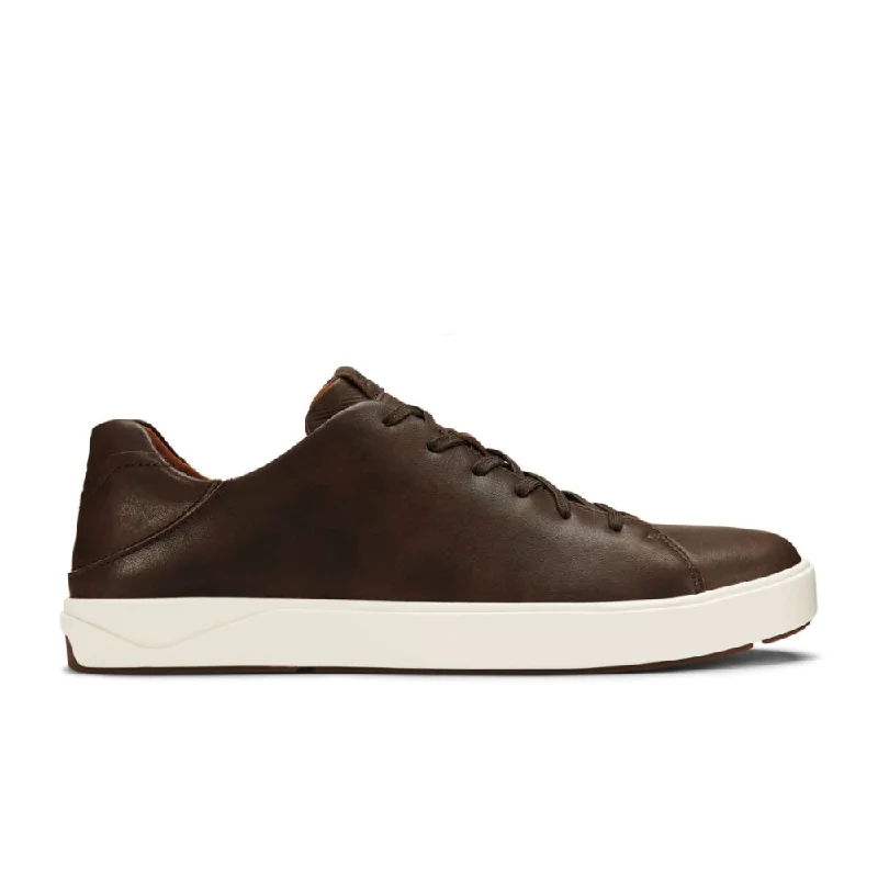 Men's Oxford shoes with a polished leather finishOlukai Men's Lae'ahi Li 'Ili - Dark Wood