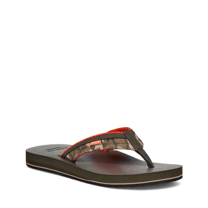 Men's sandals with a wide strap for supportMen's Shoes Sanuk ZIGGY X MOSSY OAK Water-Resistant Sandals 1154891 ORIGINAL