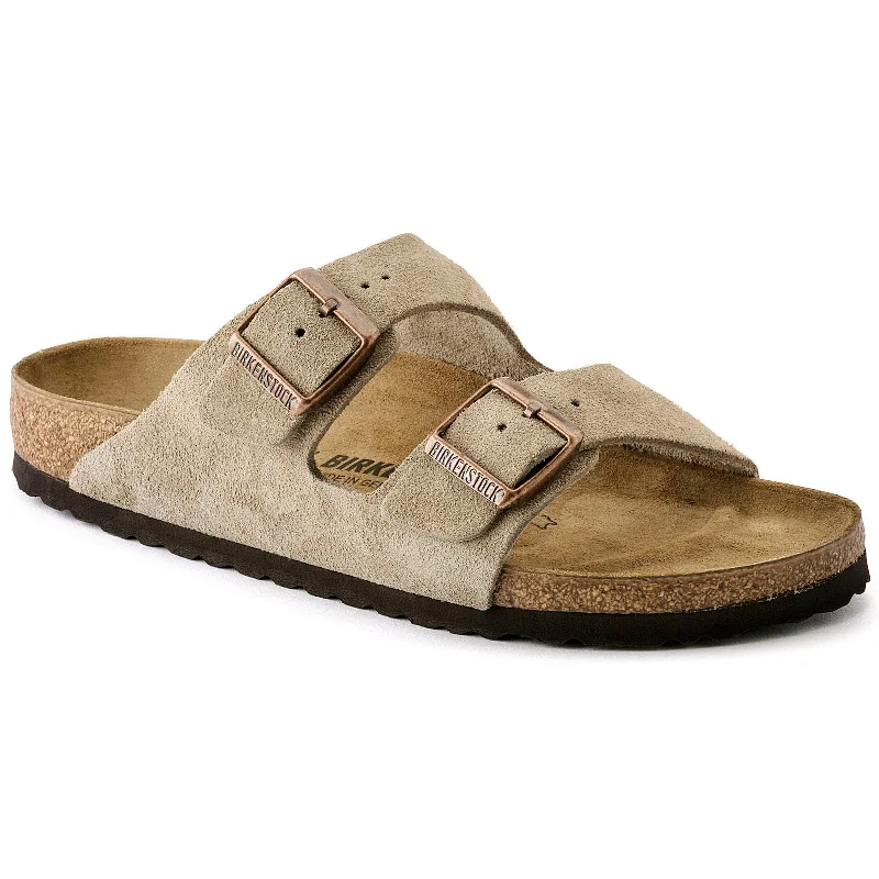 Men's sandals with a durable outer soleBirkenstock Arizona Classic Footbed - Suede