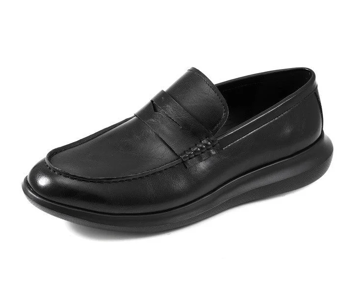 Slip - on men's loafers for easy wearArvin Black