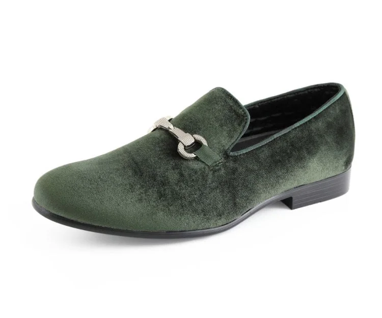 Men's loafers with a leather lacing systemHarrison Green