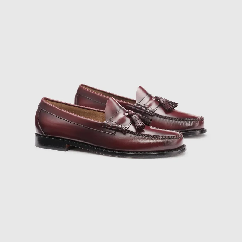 Men's loafers with a removable insole for cleaningMENS LENNOX LEATHER TASSEL WEEJUNS LOAFER