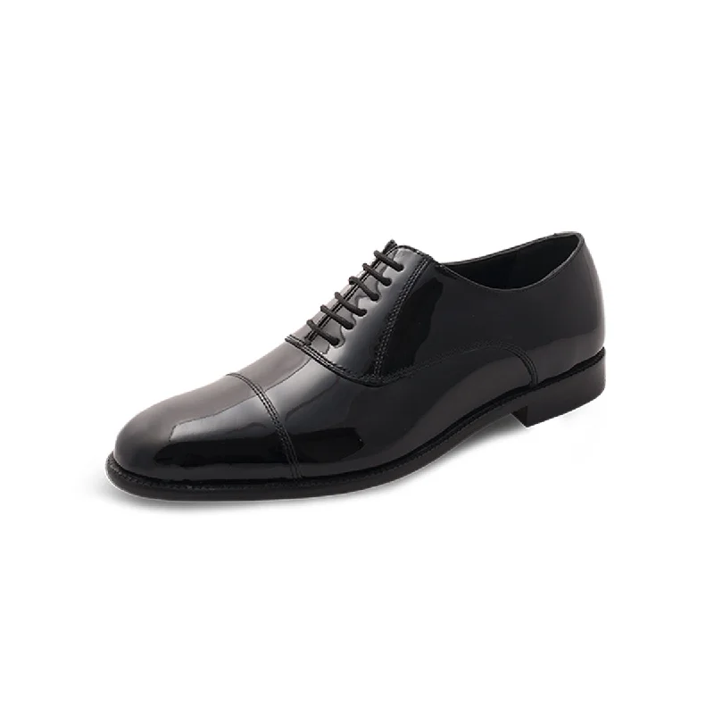 Men's Oxfords with a high - quality leather upperDubai - Patent - Black