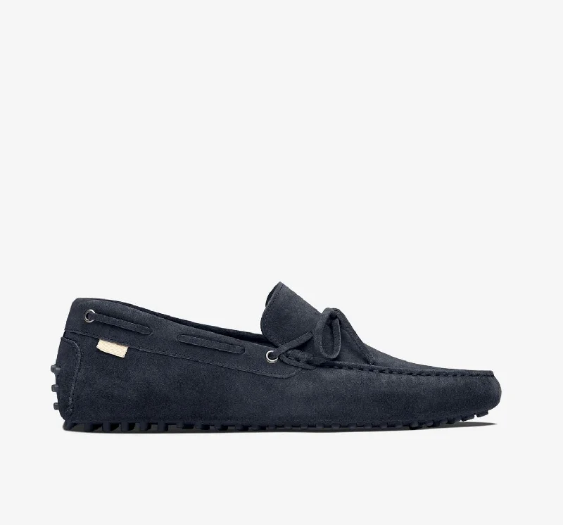 Men's loafers with a decorative buckleDriver 2 | Navy