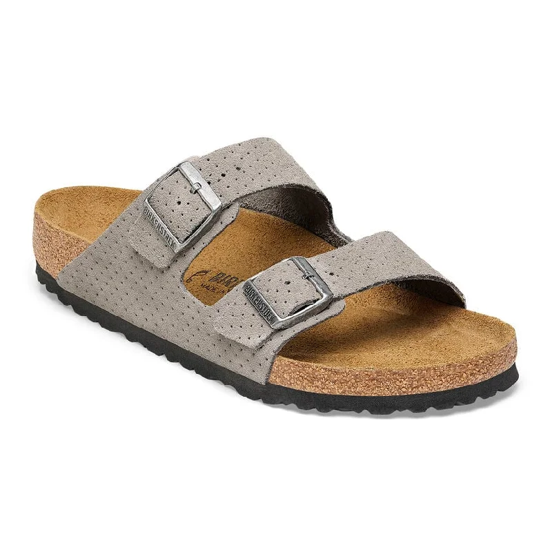 Men's sandals with a contrast stitching detailBirkenstock Arizona Suede Embossed