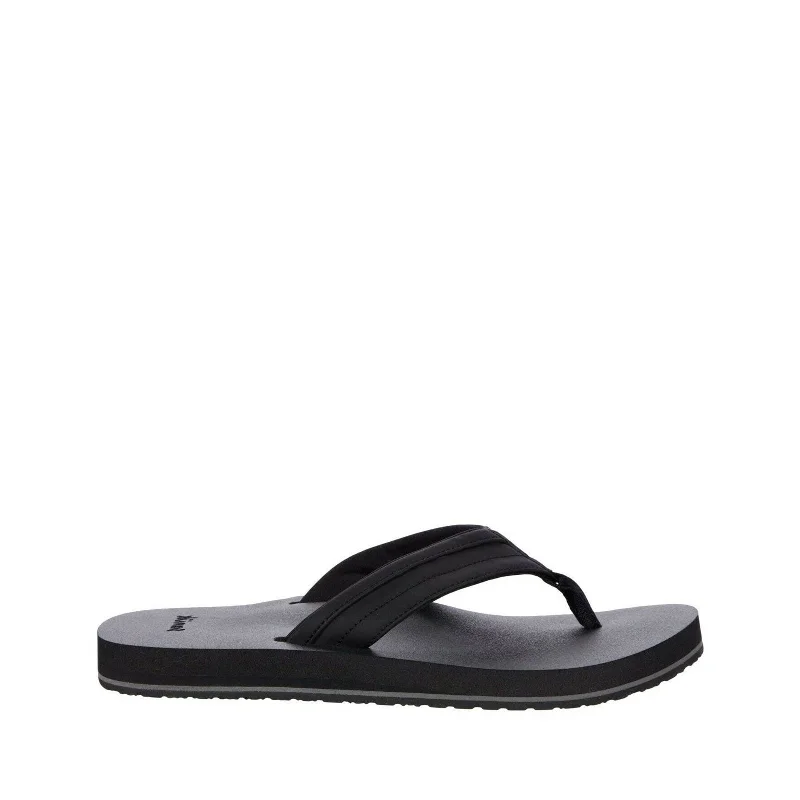 Men's sandals in a neutral color like black or brownMen's Shoes Sanuk ZIGGY Flip Flop Water-Resistant Sandals 1116734 BLACK