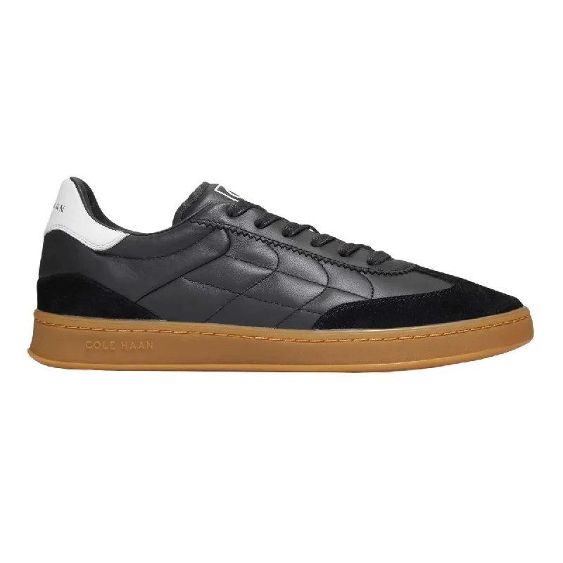 Men's Oxford shoes with a buckle closure and a pointed toeCole Haan Men's Grandpro Breakaway Black/Gum