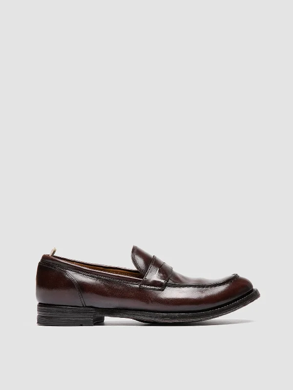 Men's loafers with a leather lining for comfortANATOMIA 82 - Brown Leather Loafers