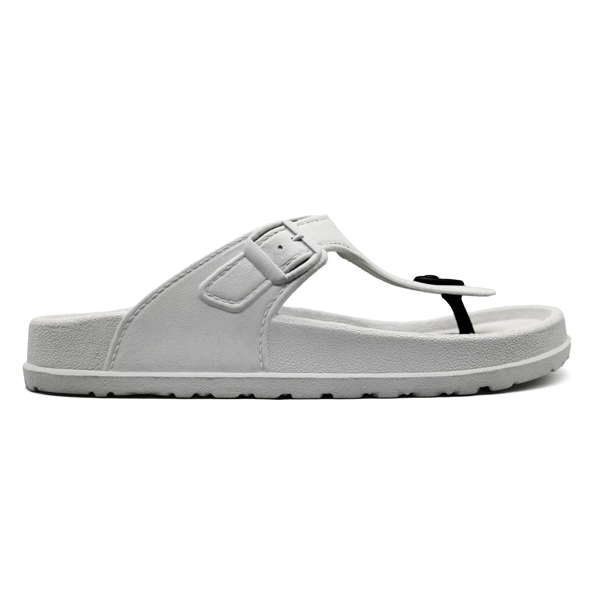 Men's sandals with a toe post designMzuka - Grey