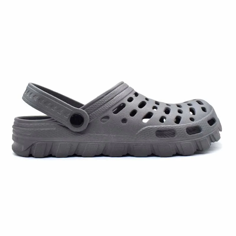 Men's sandals with a rubber sole for tractionNew Hippies Sandals - Grey