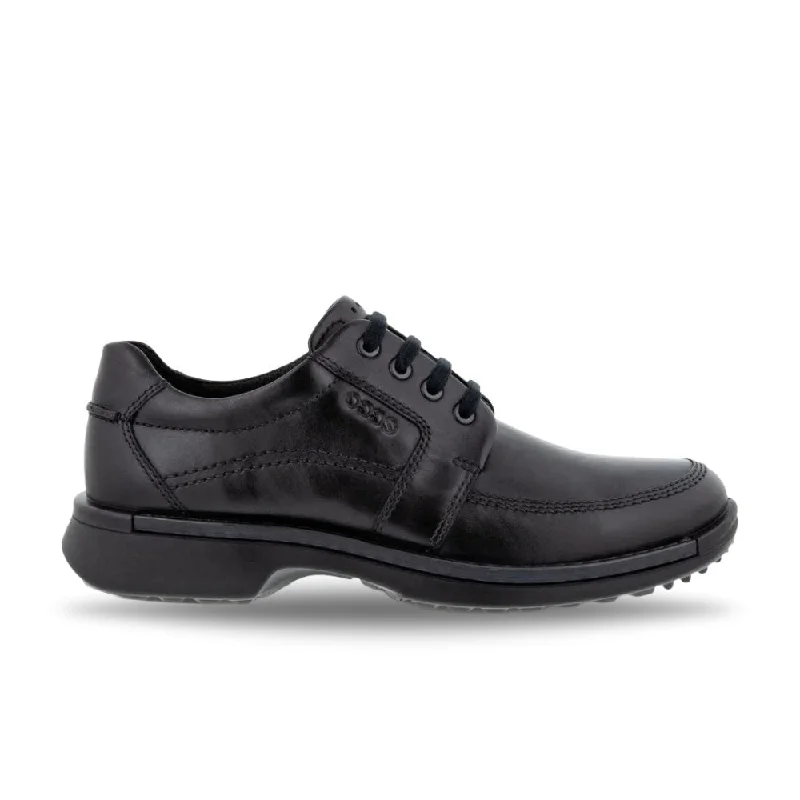 Men's leather Oxford shoes with a plain toeEcco Men's Fusion Derby Tie - Black