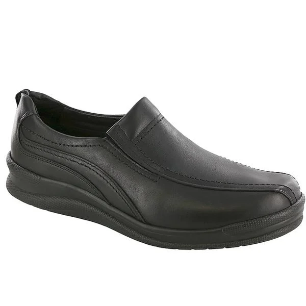 Men's loafers with a flexible sole for easy movementSAS Cruise On Loafer Black Leather (Men's)