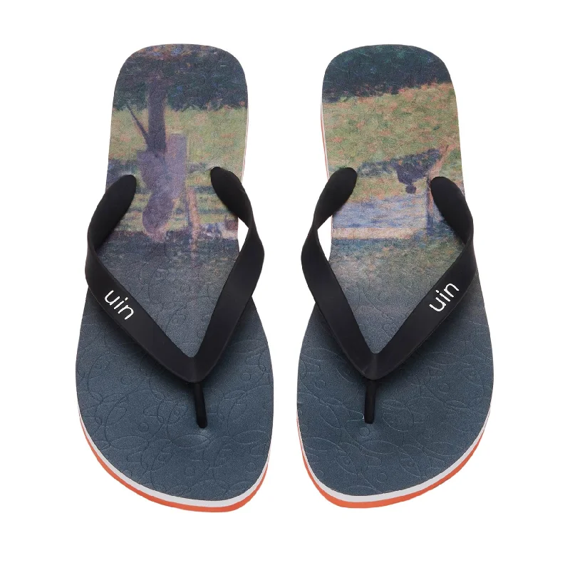 Men's sandals with a contrast stitching detailGeorges Seurat Study for 'La Grande Jatte?Blanes Men