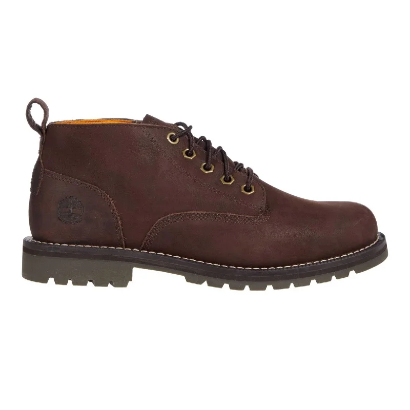 Men's Oxfords in a dark burgundy leather for a unique styleTimberland Men's Redwood Falls Chukka Dark Brown Waterproof