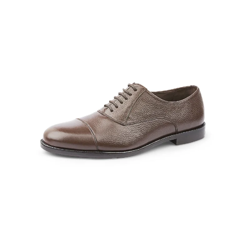 Men's leather Oxford shoes with a plain toeLondon - Arcot Floater - TDM