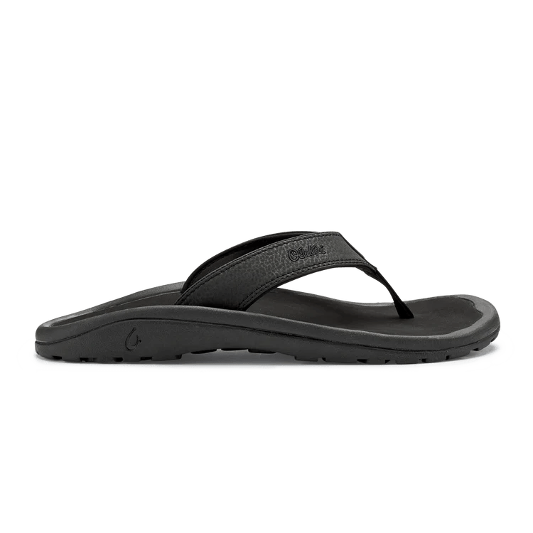 Men's sandals with a durable outer soleMen's sandals with a durable outer soleOlukai Men's Ohana - Black/Black