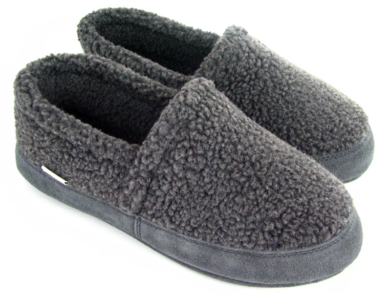 Men's slippers with a padded footbed for all - day comfortPolar Feet Women's Perfect Mocs - Grey Berber