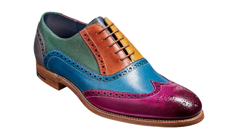 Men's Oxfords with a perforated leather strap for ventilationValiant Multi - Multi Coloured