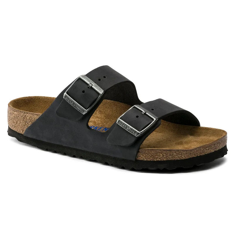 Men's sandals with a durable outer soleBirkenstock Arizona Soft Footbed - Oiled Leather