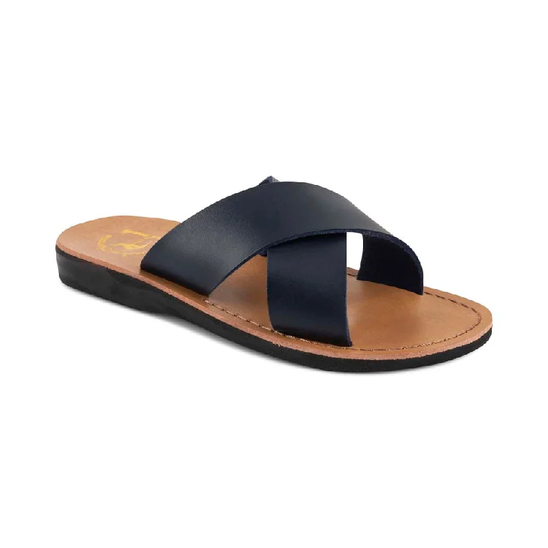 Men's sandals with a leather lining for comfortElan Vegan - Leather Alternative Sandal | Blue