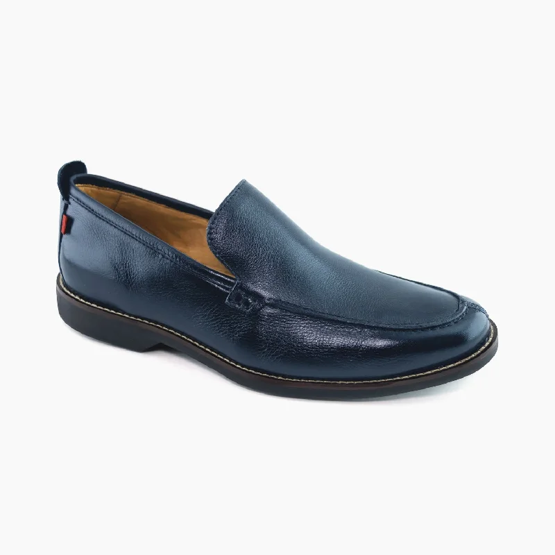 Men's leather loafers with a penny slotClayton Rd, Men