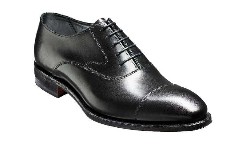 Men's Oxfords with a cap - toe design and a rubber heelFalsgrave - Black Calf