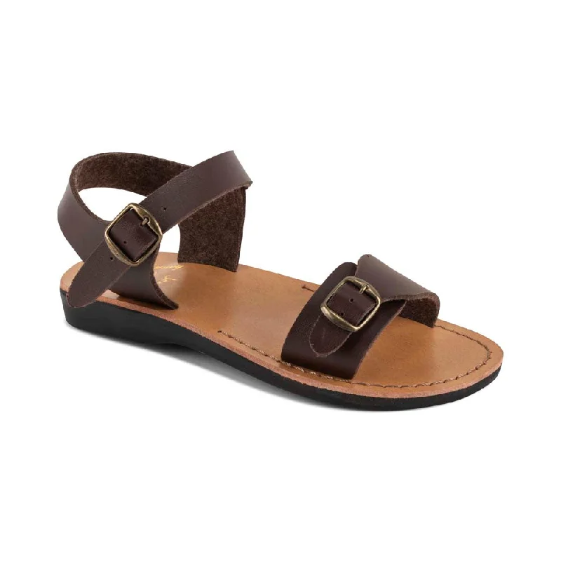 Men's sandals with a stretchy strap for a better fitThe Original Vegan - Leather Alternative Sandal | Brown