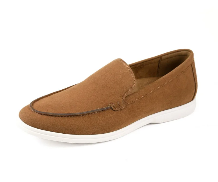 Men's loafers with a perforated leather upper for ventilationDeniz Cognac