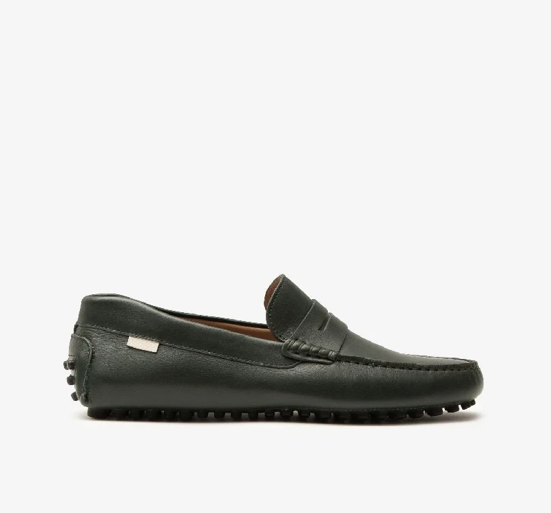 Men's leather loafers with a penny slotDriver | Cyprus Leather