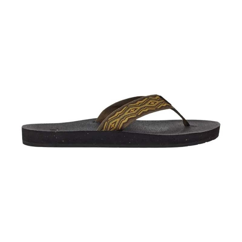 Men's sandals with a durable outer soleMen's sandals with a durable outer soleTeva Men's Reflip Flip Flop - Quincy Dark Olive