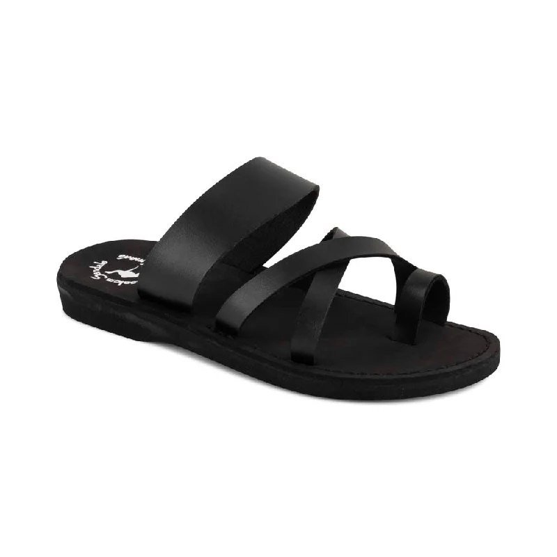 Flip - flop style men's sandals for beach wearThe Good Shepherd  Vegan - Leather Alternative Sandal | Black