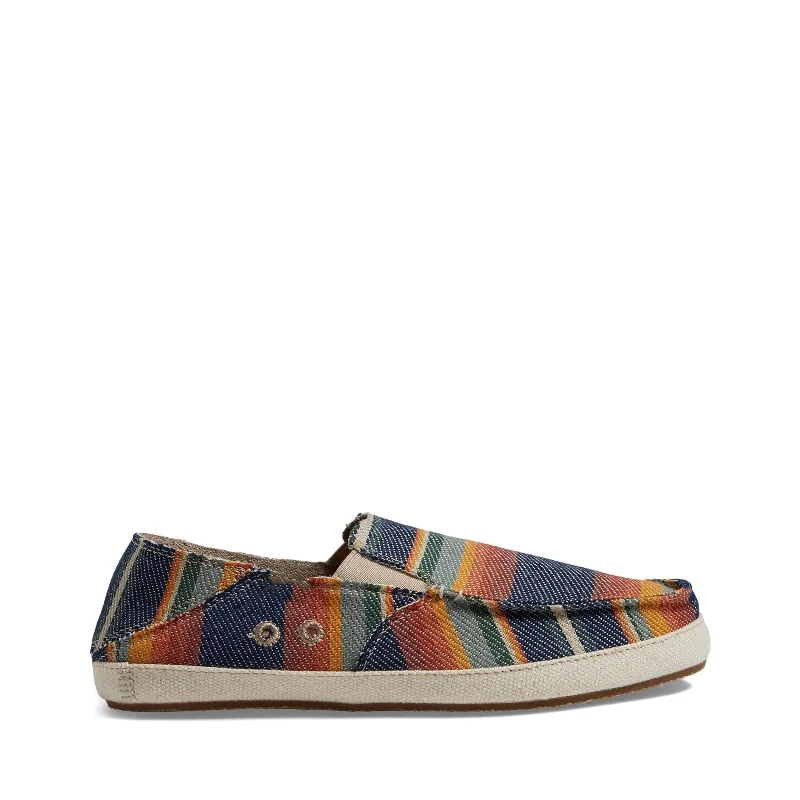 Men's loafers with a stretchy side panel for a better fitSanuk Men's Twinny ST Funk Pacific Stripe