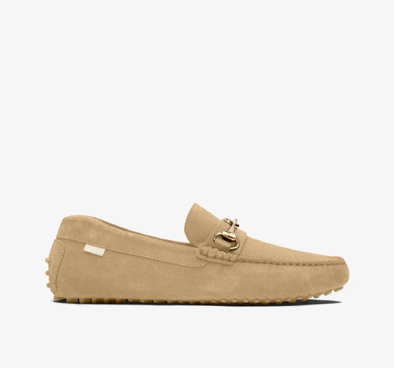 Men's loafers with a decorative buckleDriver | Sand HB