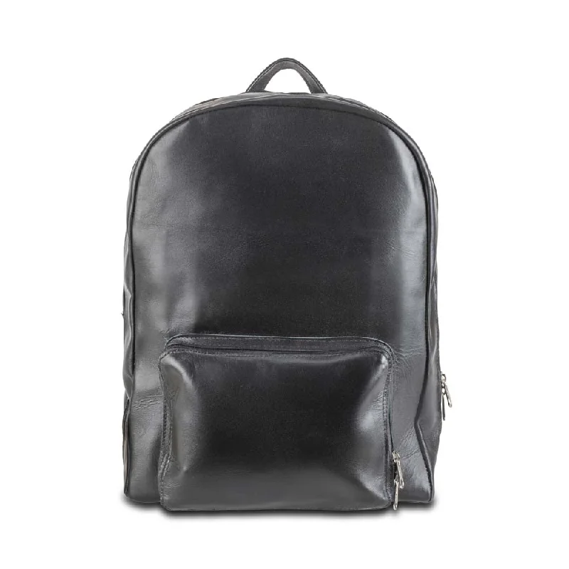 Men's sandals with a padded heelLeather Laptop Backpack | Black