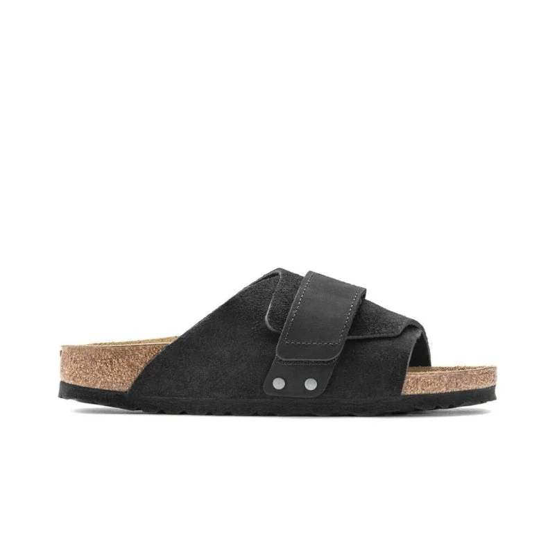 Men's sandals with a padded heelMen's sandals with a padded heelBirkenstock Kyoto - Black Suede