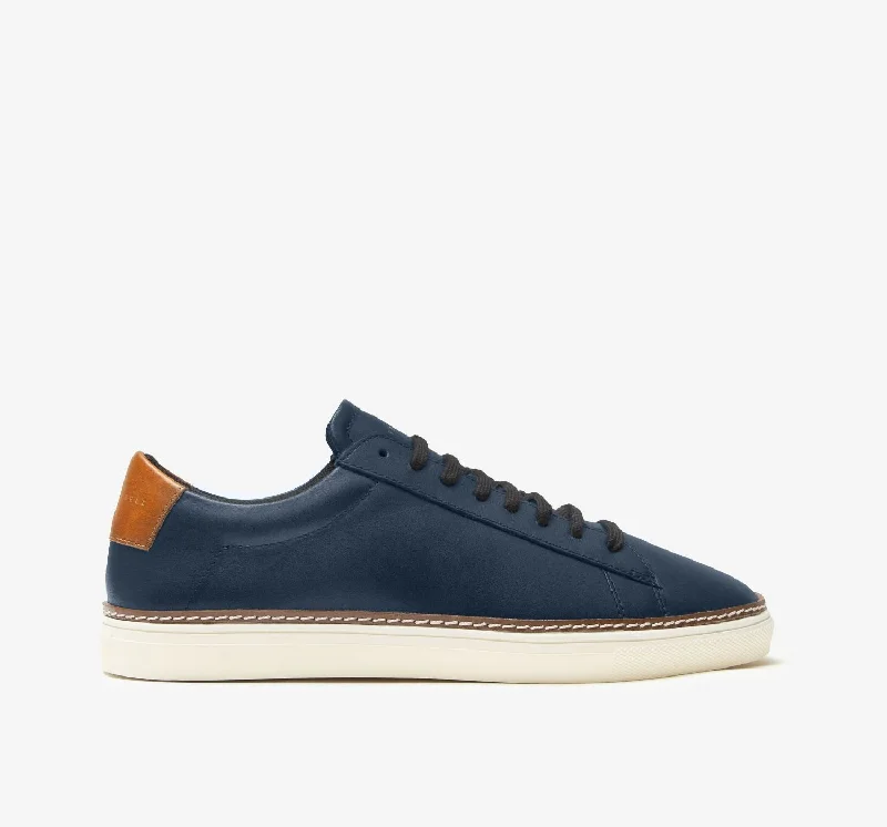 Men's loafers with a decorative buckleLow 1 Pro | Navy