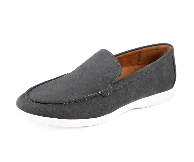 Men's loafers with a rubber sole for durabilityDeniz Grey