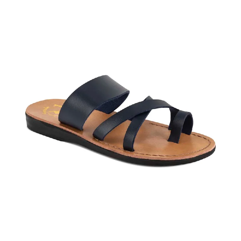 Men's sandals with a shock - absorbing insoleThe Good Shepherd  Vegan - Leather Alternative Sandal | Blue