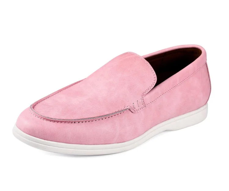 Men's loafers with a flexible sole for easy movementDeniz Pink